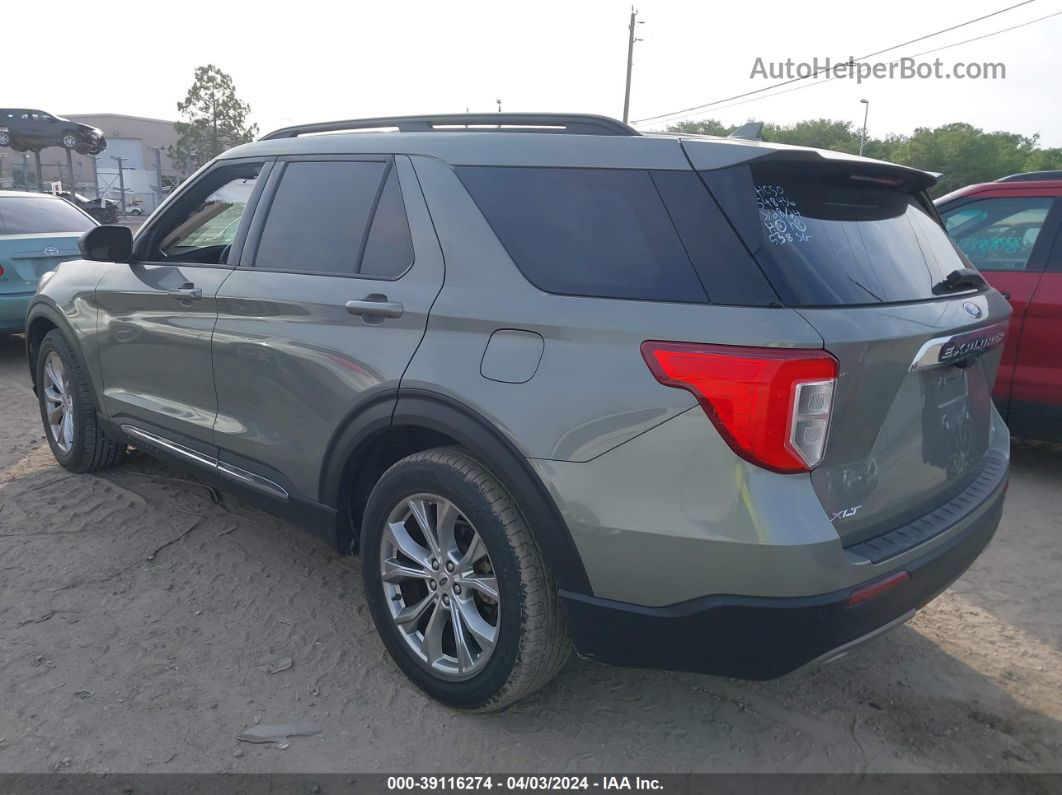 2020 Ford Explorer Xlt Gray vin: 1FMSK7DH9LGA10965