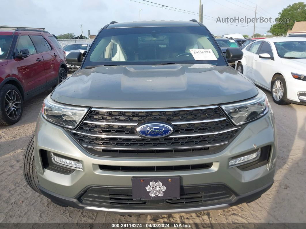 2020 Ford Explorer Xlt Gray vin: 1FMSK7DH9LGA10965