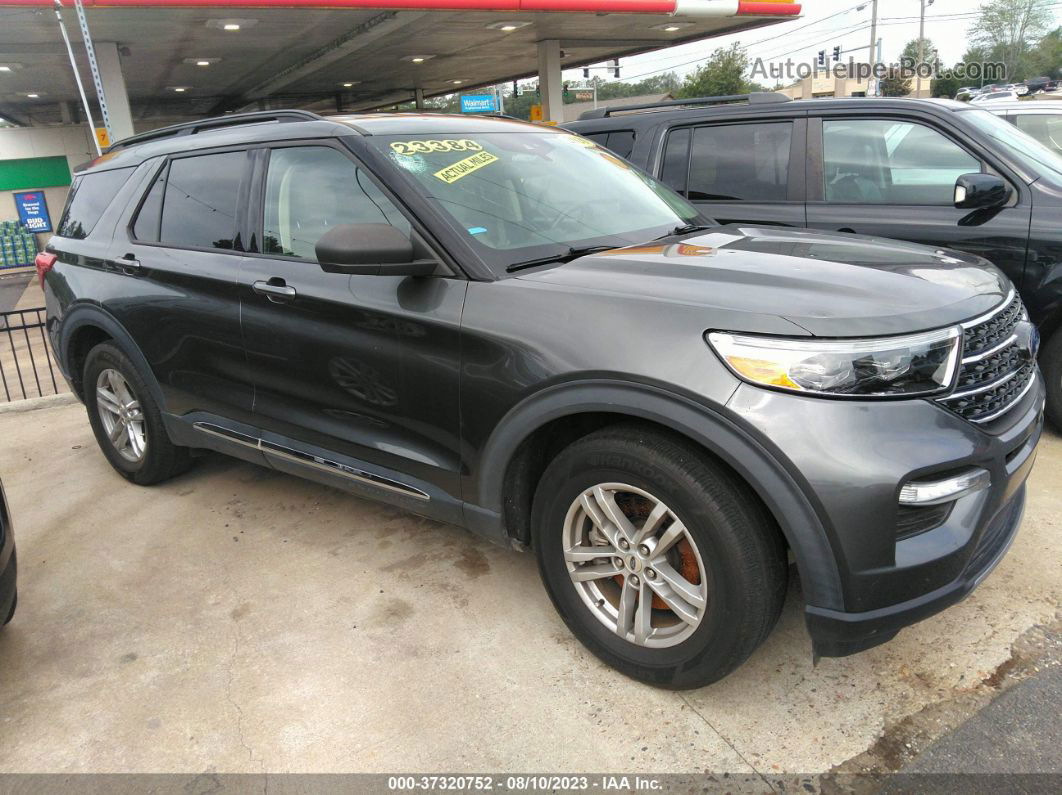 2020 Ford Explorer Xlt Gray vin: 1FMSK7DH9LGA34408