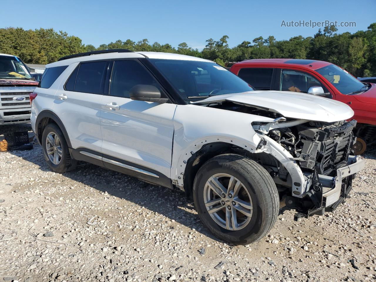 2020 Ford Explorer Xlt Белый vin: 1FMSK7DH9LGB34878