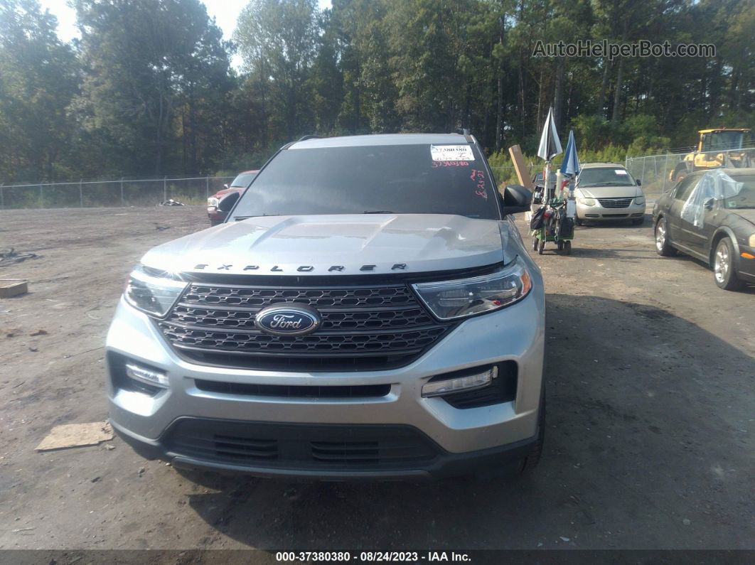 2021 Ford Explorer Xlt Silver vin: 1FMSK7DH9MGA12040