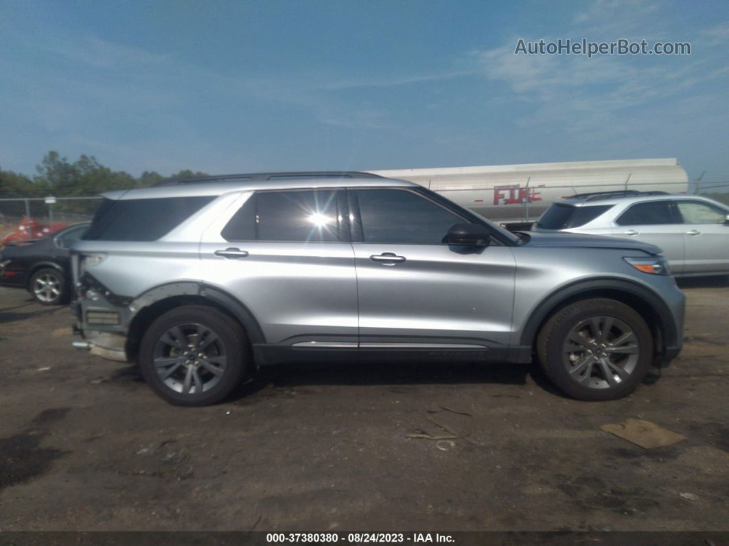 2021 Ford Explorer Xlt Silver vin: 1FMSK7DH9MGA12040