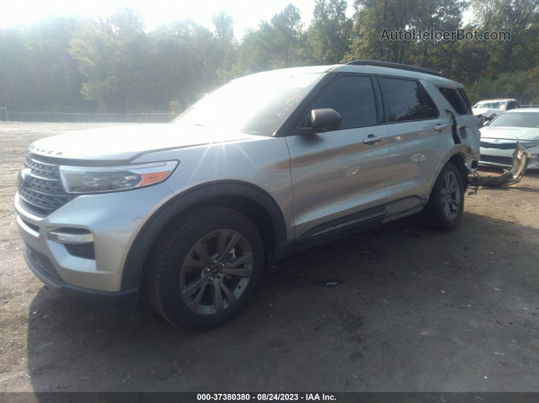 2021 Ford Explorer Xlt Silver vin: 1FMSK7DH9MGA12040