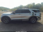 2021 Ford Explorer Xlt Silver vin: 1FMSK7DH9MGA12040