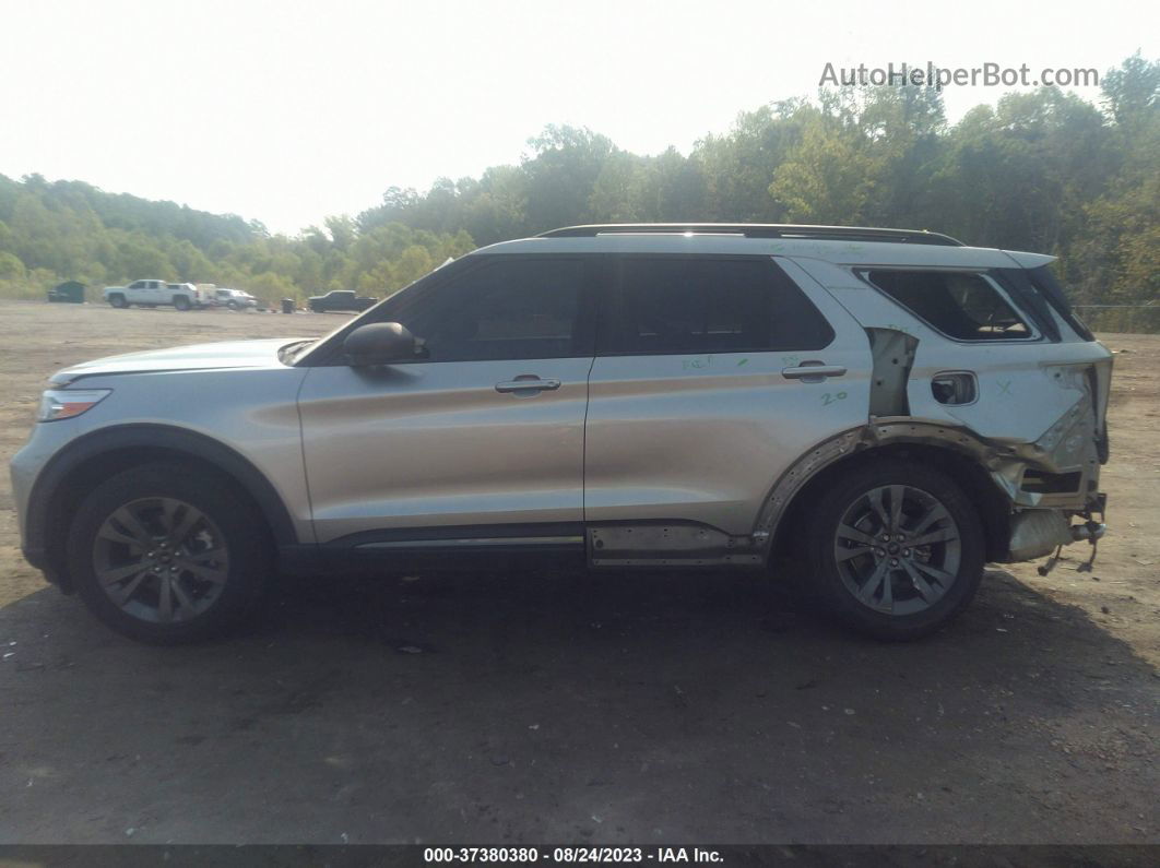 2021 Ford Explorer Xlt Silver vin: 1FMSK7DH9MGA12040