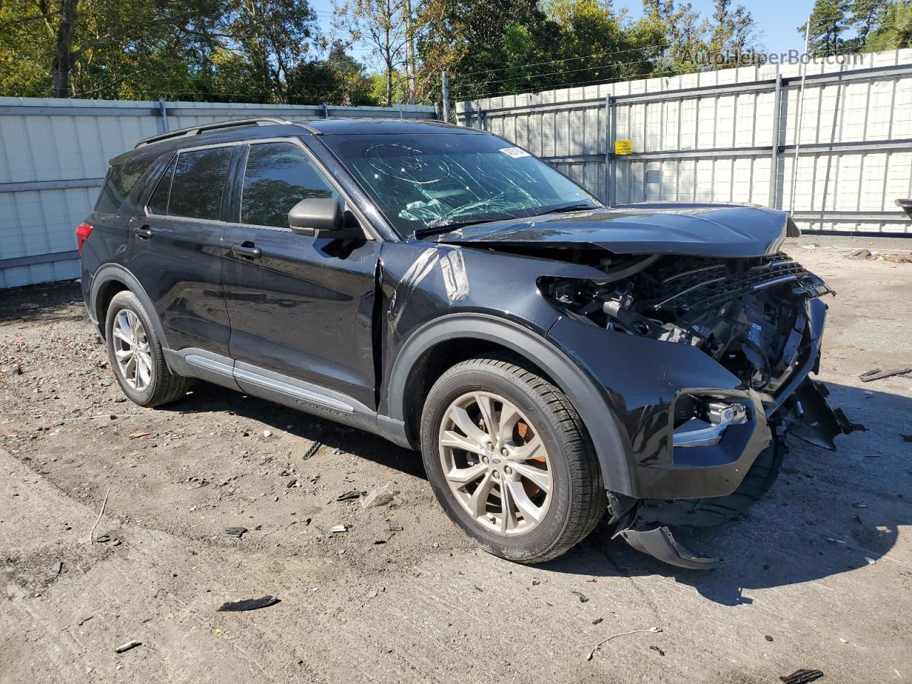 2021 Ford Explorer Xlt Black vin: 1FMSK7DH9MGA27878