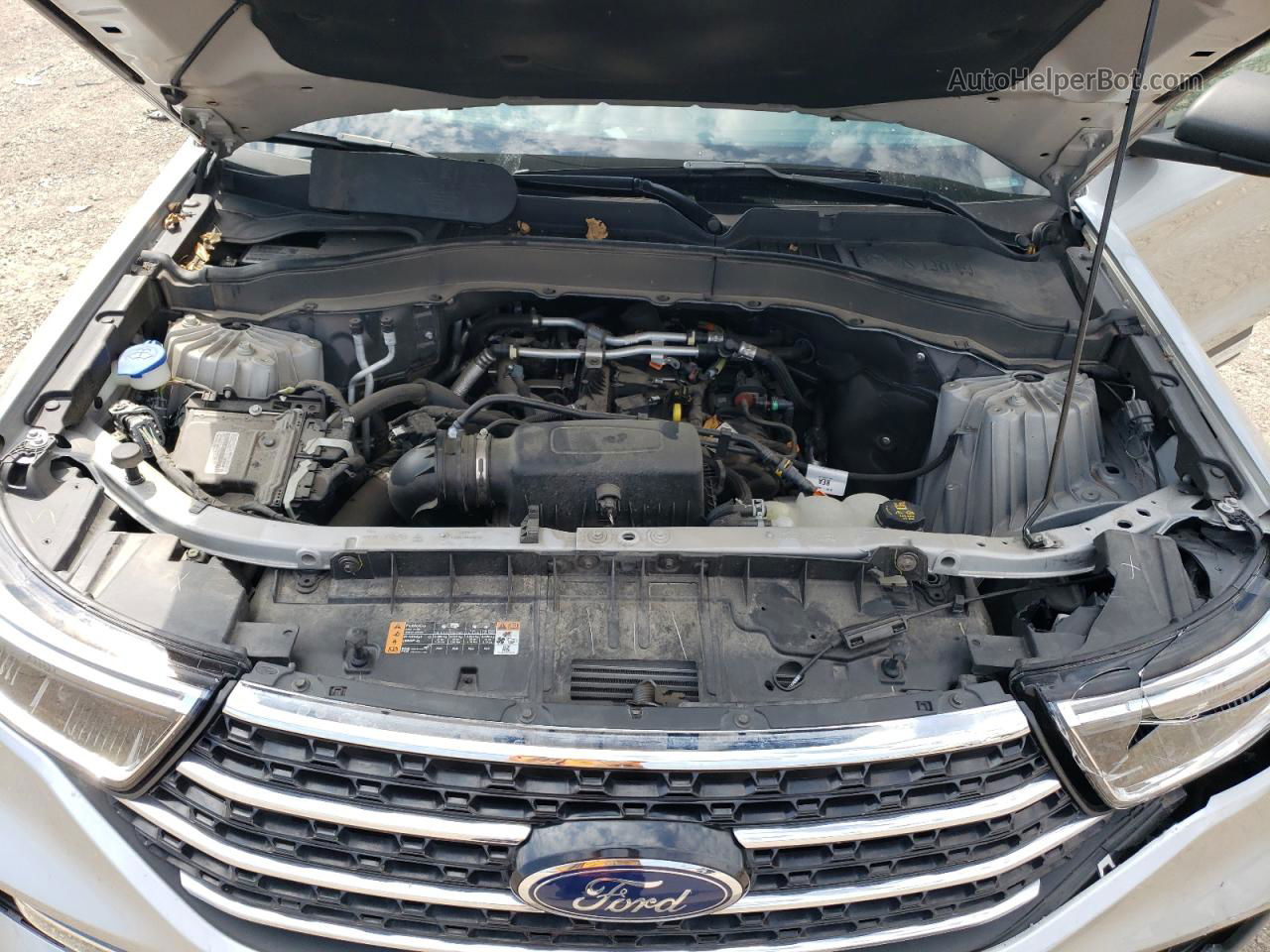 2021 Ford Explorer Xlt Gray vin: 1FMSK7DH9MGA81522