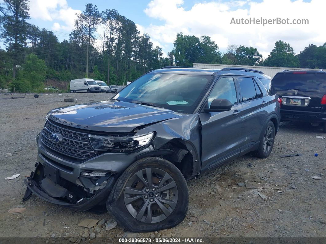 2021 Ford Explorer Xlt Серый vin: 1FMSK7DH9MGB28046