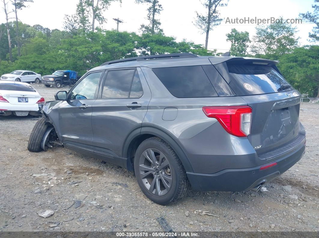 2021 Ford Explorer Xlt Серый vin: 1FMSK7DH9MGB28046