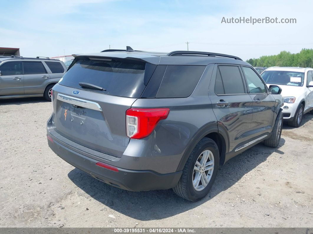 2021 Ford Explorer Xlt Gray vin: 1FMSK7DH9MGB86481