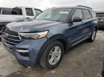 2021 Ford Explorer Xlt Blue vin: 1FMSK7DH9MGC07538