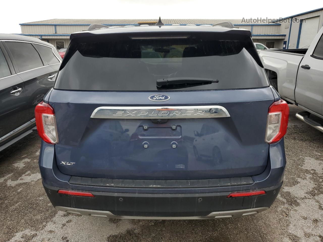 2021 Ford Explorer Xlt Blue vin: 1FMSK7DH9MGC07538