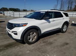 2020 Ford Explorer Xlt White vin: 1FMSK7DHXLGA57776