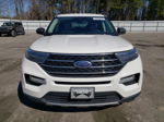 2020 Ford Explorer Xlt White vin: 1FMSK7DHXLGA57776