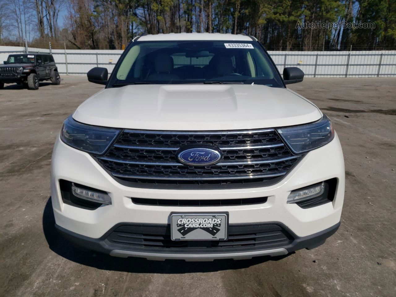 2020 Ford Explorer Xlt White vin: 1FMSK7DHXLGA57776