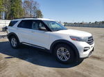 2020 Ford Explorer Xlt White vin: 1FMSK7DHXLGA57776