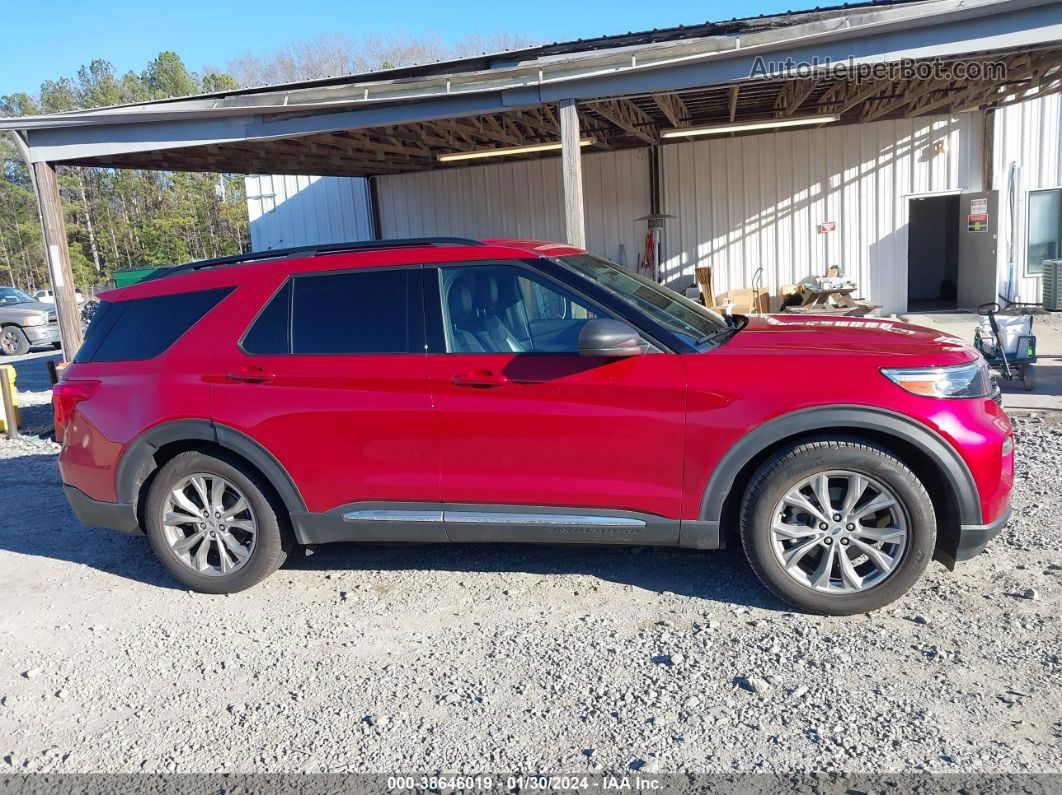 2020 Ford Explorer Xlt Red vin: 1FMSK7DHXLGB32640