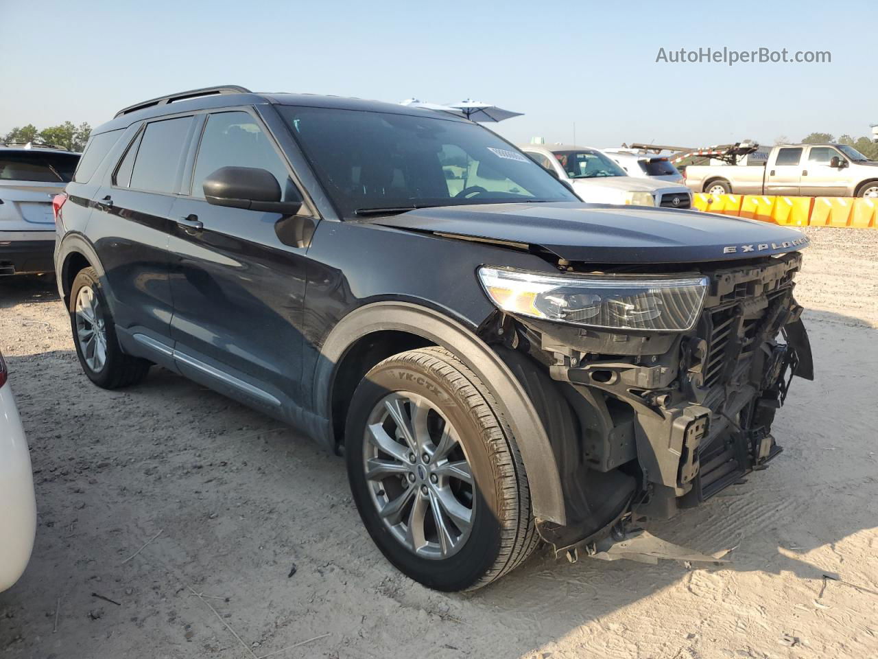 2020 Ford Explorer Xlt Black vin: 1FMSK7DHXLGB34906