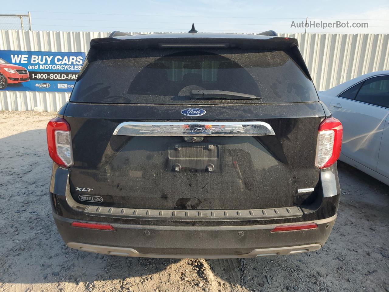 2020 Ford Explorer Xlt Black vin: 1FMSK7DHXLGB34906