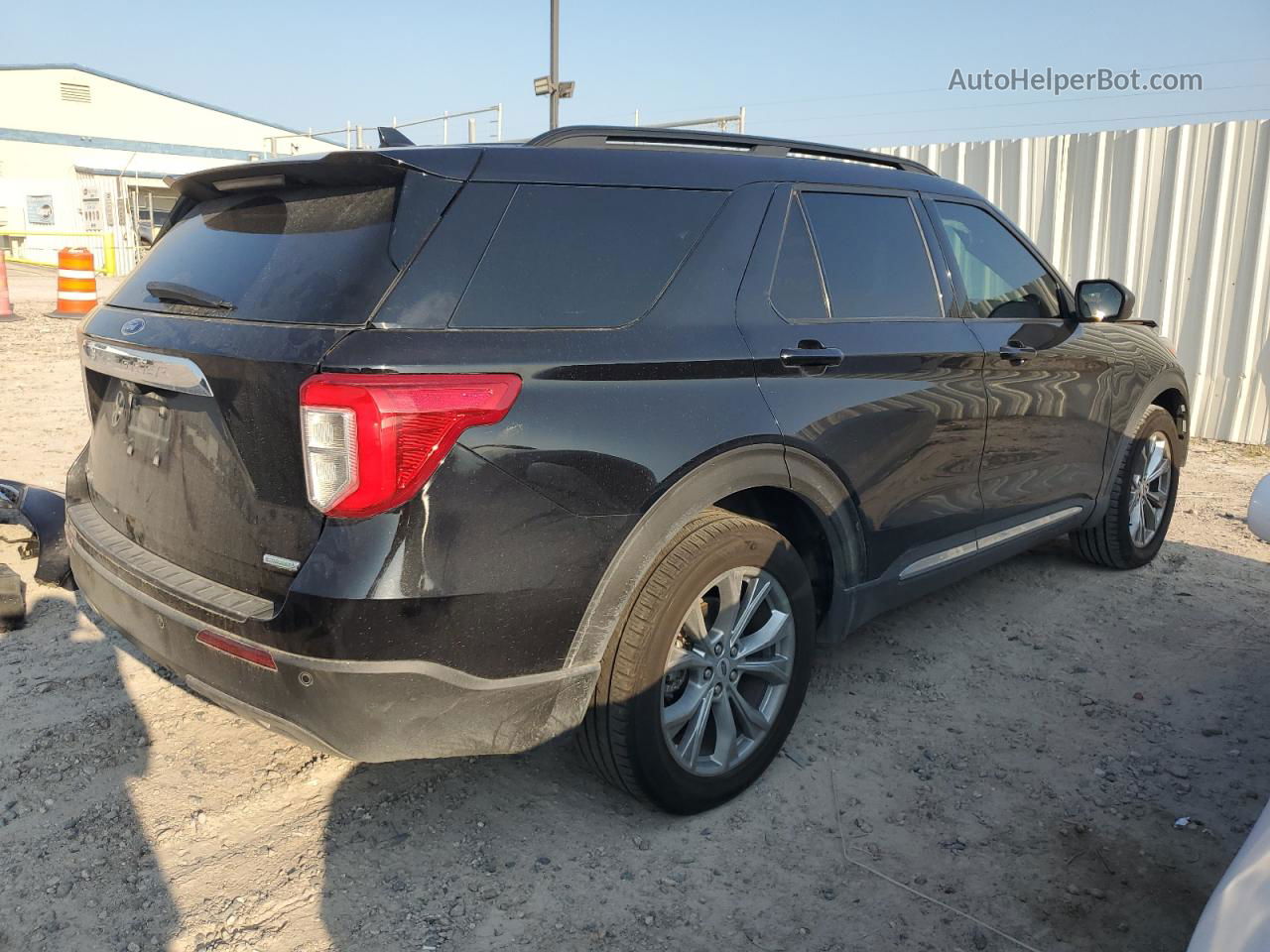 2020 Ford Explorer Xlt Black vin: 1FMSK7DHXLGB34906