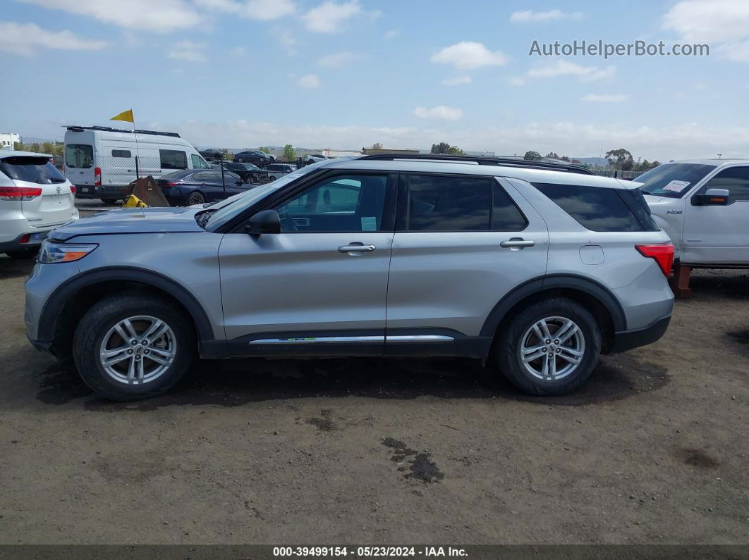 2020 Ford Explorer Xlt Silver vin: 1FMSK7DHXLGB42200