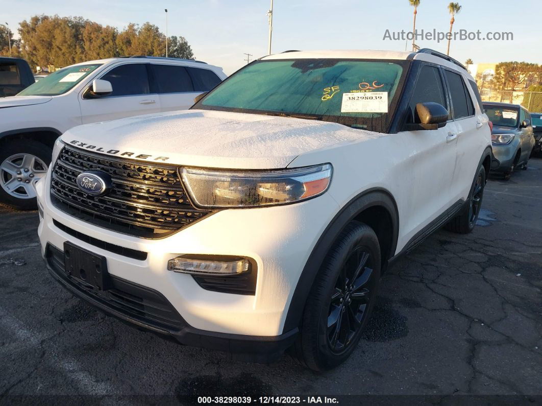 2021 Ford Explorer Xlt Белый vin: 1FMSK7DHXMGA40820