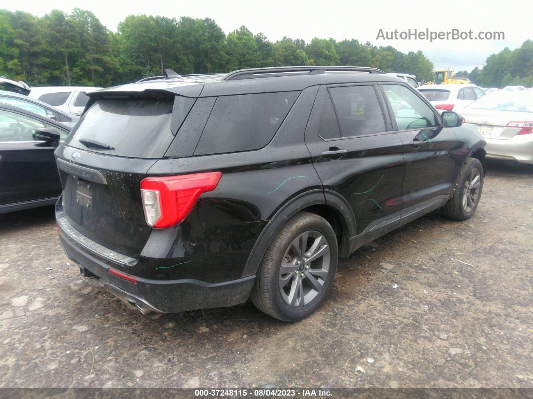 2021 Ford Explorer Xlt Black vin: 1FMSK7DHXMGB39623