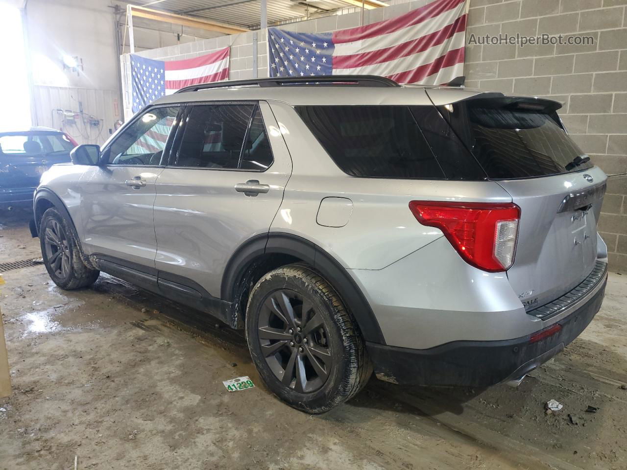 2021 Ford Explorer Xlt Gray vin: 1FMSK7DHXMGB67275