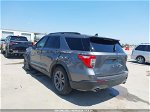 2021 Ford Explorer Xlt Gray vin: 1FMSK7DHXMGB95335