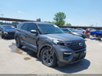 2021 Ford Explorer Xlt Gray vin: 1FMSK7DHXMGB95335