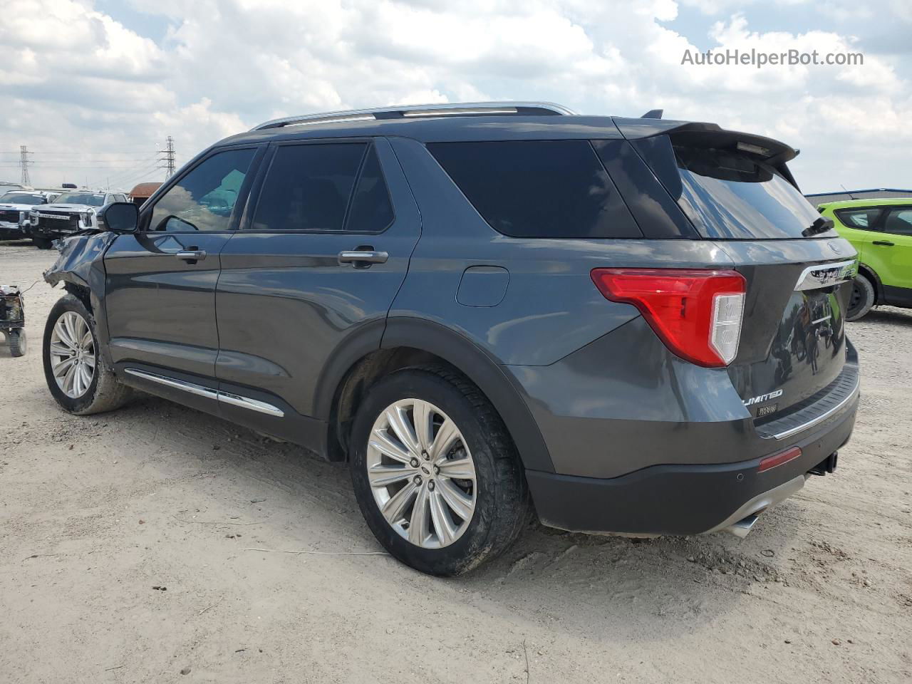 2020 Ford Explorer Limited Gray vin: 1FMSK7FH0LGA27358