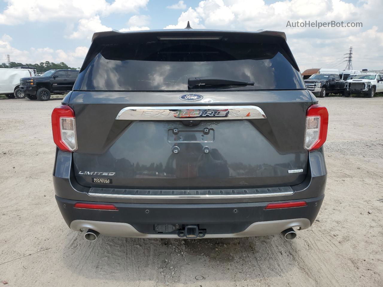 2020 Ford Explorer Limited Gray vin: 1FMSK7FH0LGA27358