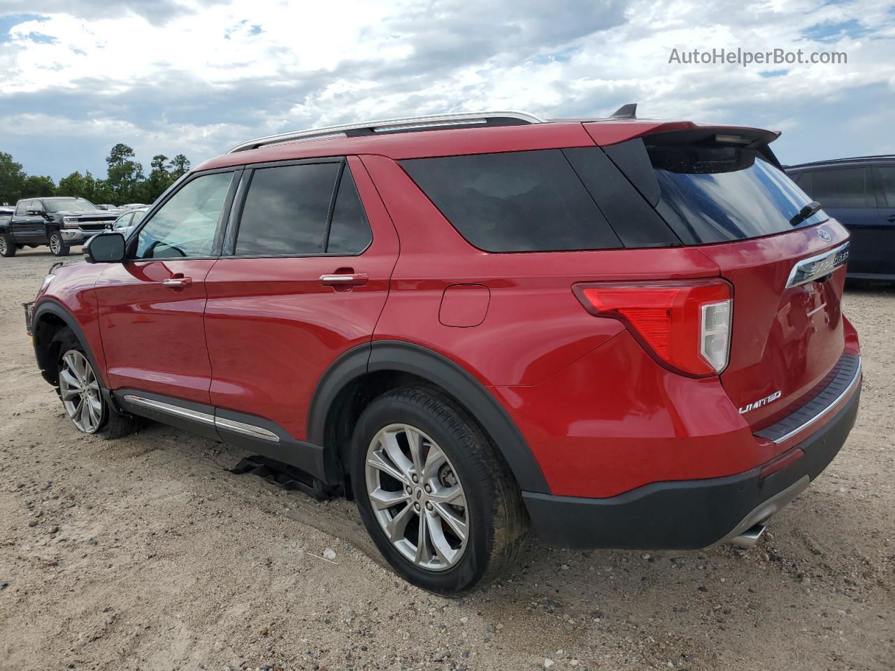 2021 Ford Explorer Limited Red vin: 1FMSK7FH0MGB83854