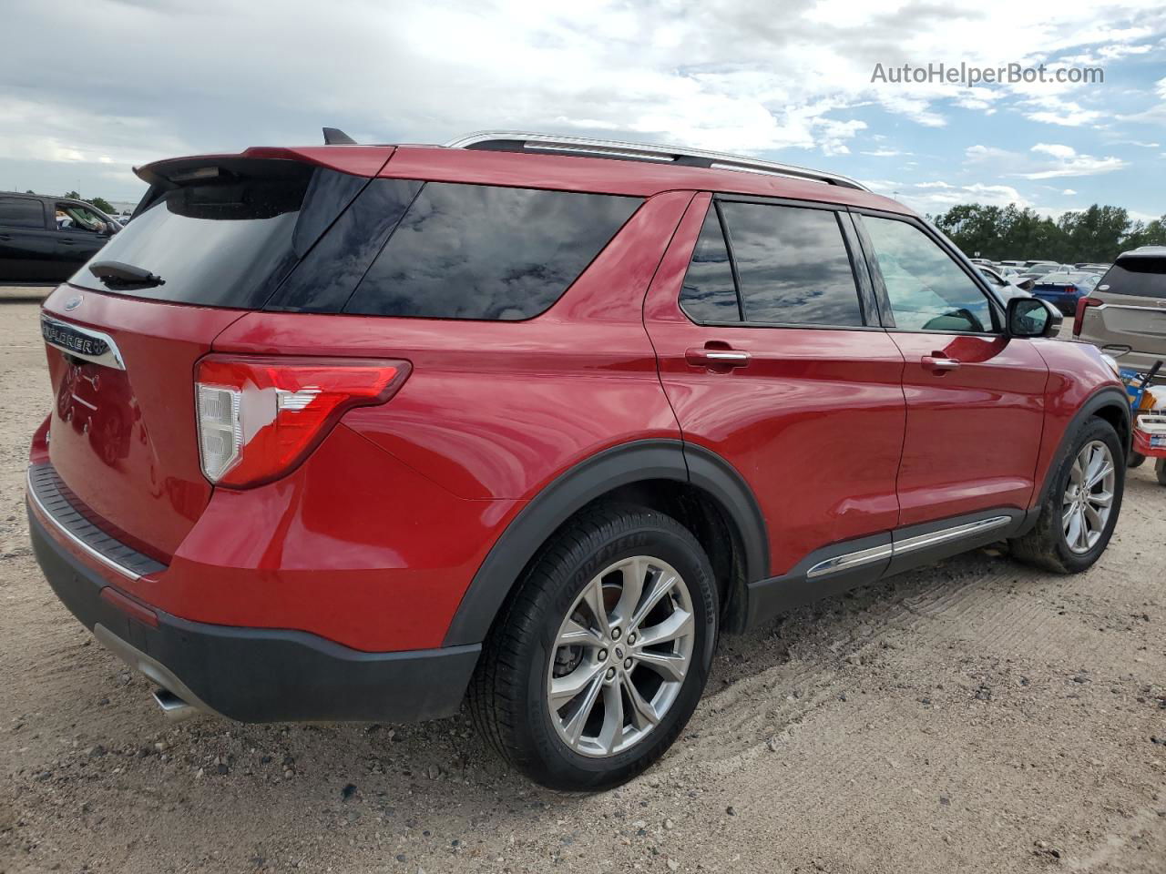 2021 Ford Explorer Limited Red vin: 1FMSK7FH0MGB83854