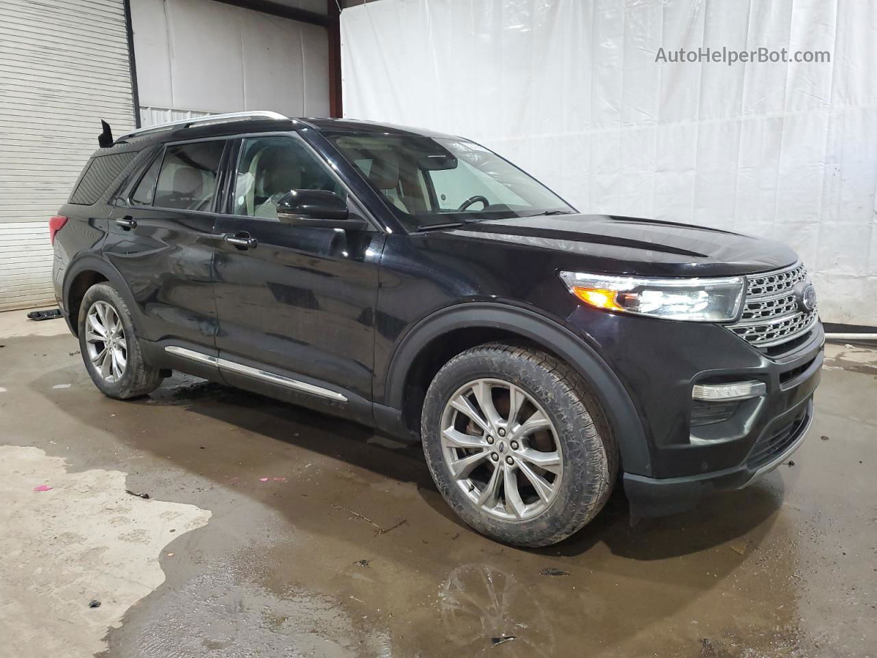 2021 Ford Explorer Limited Black vin: 1FMSK7FH2MGA88566