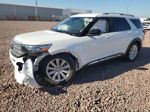 2021 Ford Explorer Limited White vin: 1FMSK7FH3MGA33589