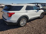 2021 Ford Explorer Limited White vin: 1FMSK7FH3MGA33589