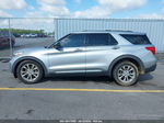 2021 Ford Explorer Limited Silver vin: 1FMSK7FH3MGA72750