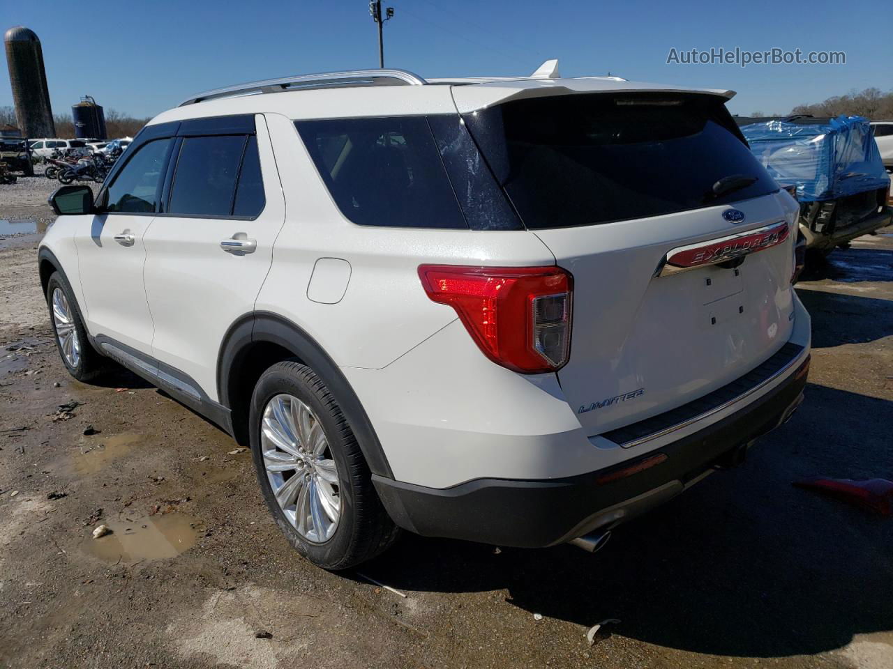 2020 Ford Explorer Limited Белый vin: 1FMSK7FH7LGA67422