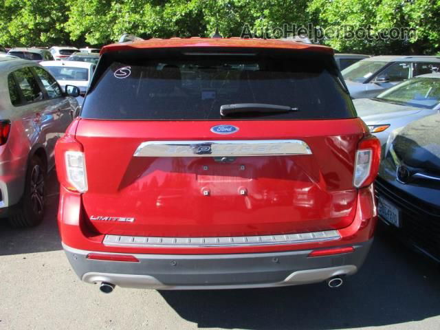 2021 Ford Explorer Limited Red vin: 1FMSK7FH7MGB06348