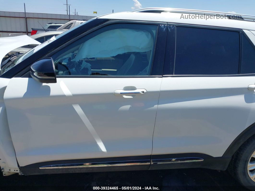 2021 Ford Explorer Limited White vin: 1FMSK7FH8MGA40229