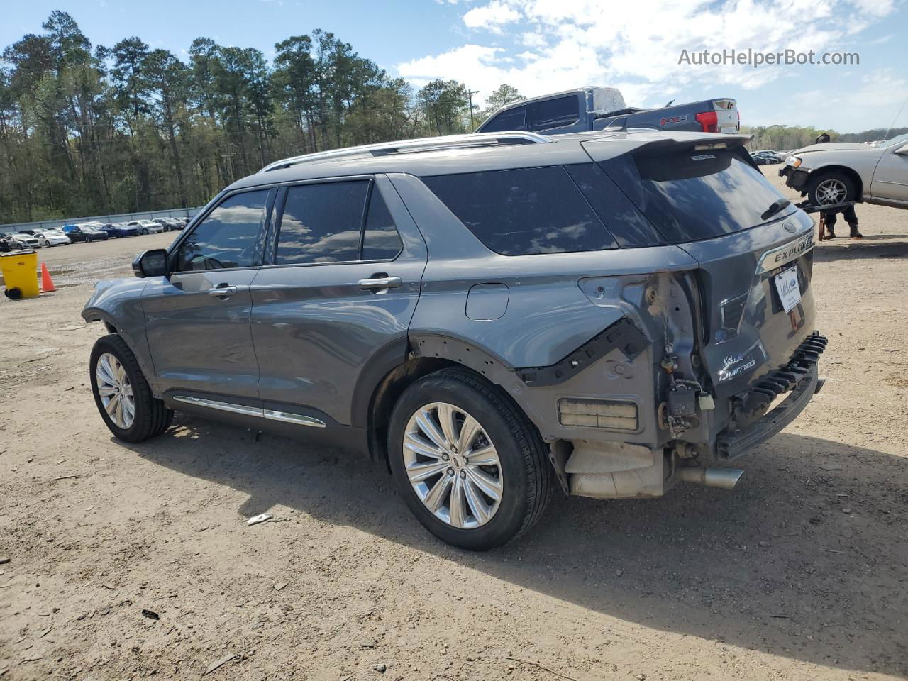 2021 Ford Explorer Limited Charcoal vin: 1FMSK7FH8MGA92086