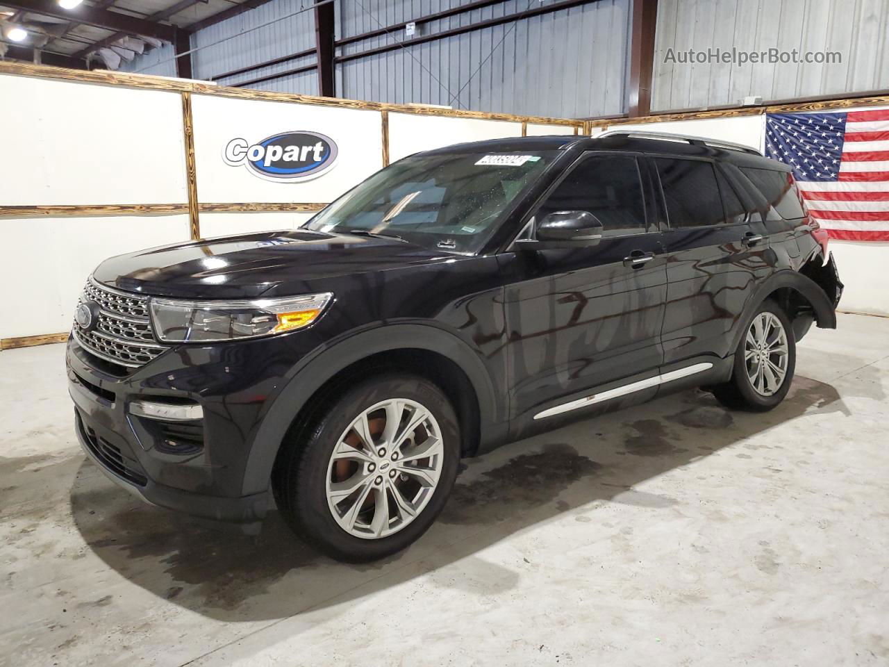 2021 Ford Explorer Limited Black vin: 1FMSK7FH9MGB55194