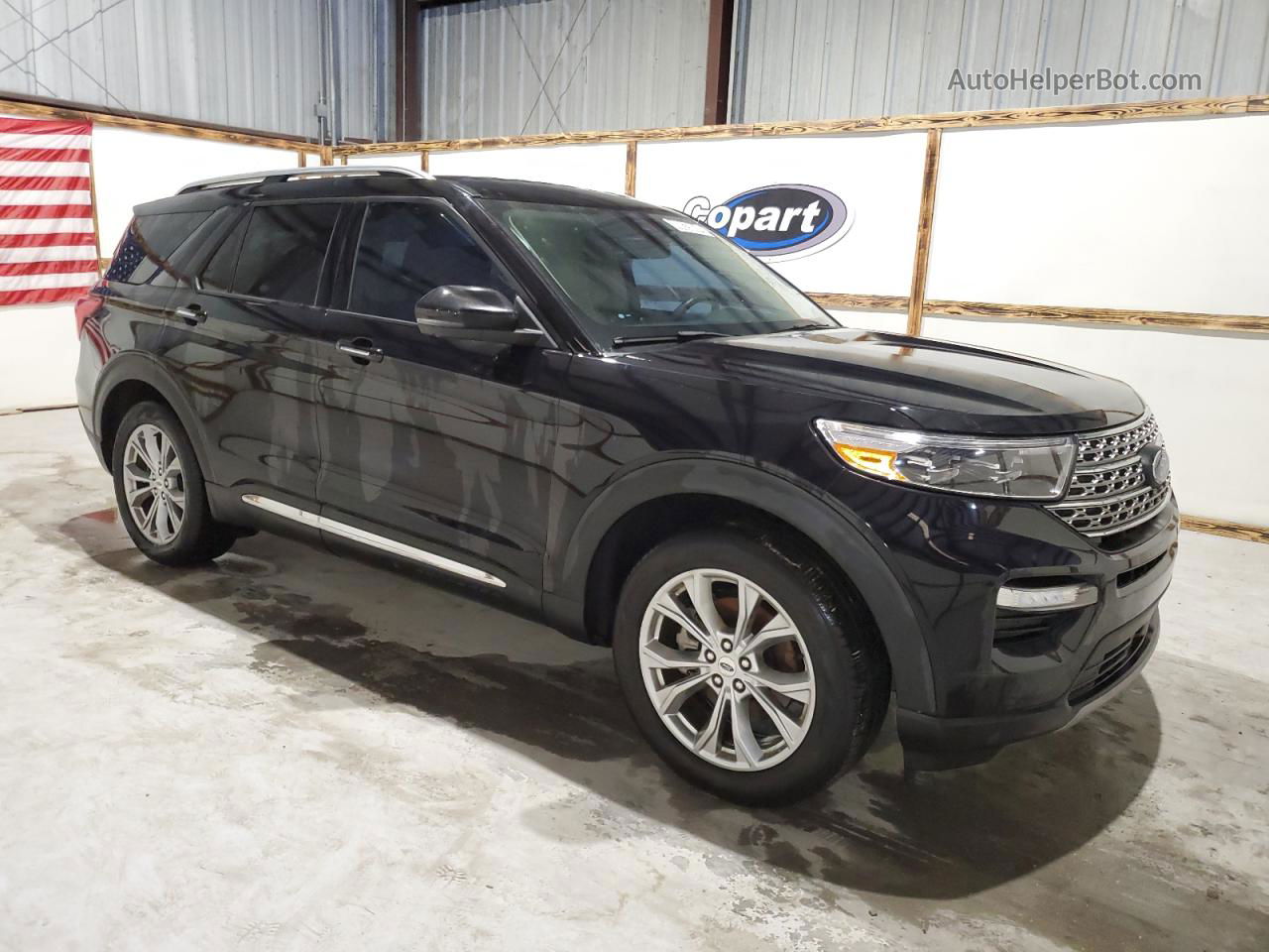 2021 Ford Explorer Limited Black vin: 1FMSK7FH9MGB55194