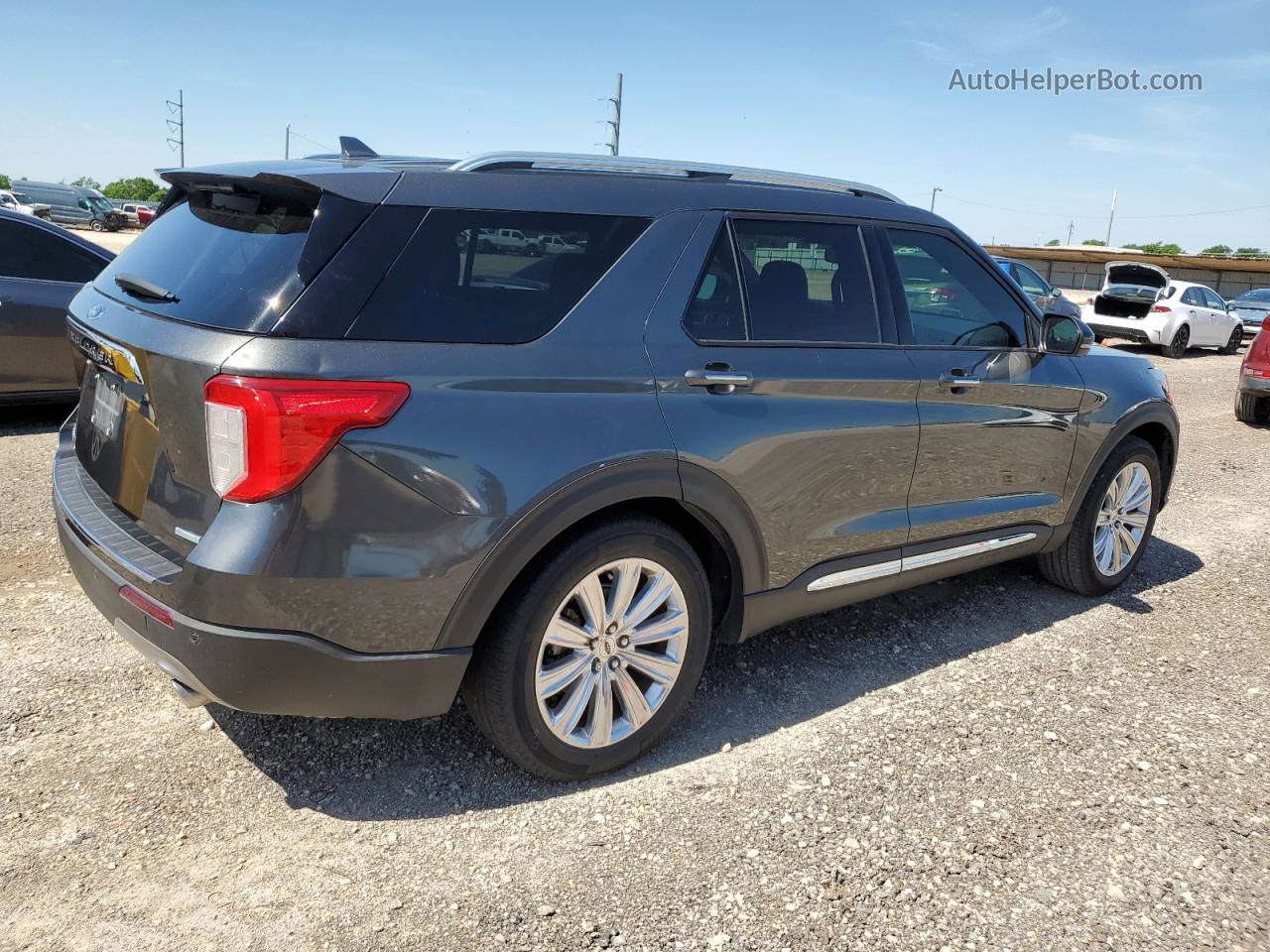 2020 Ford Explorer Limited Gray vin: 1FMSK7FHXLGA30896