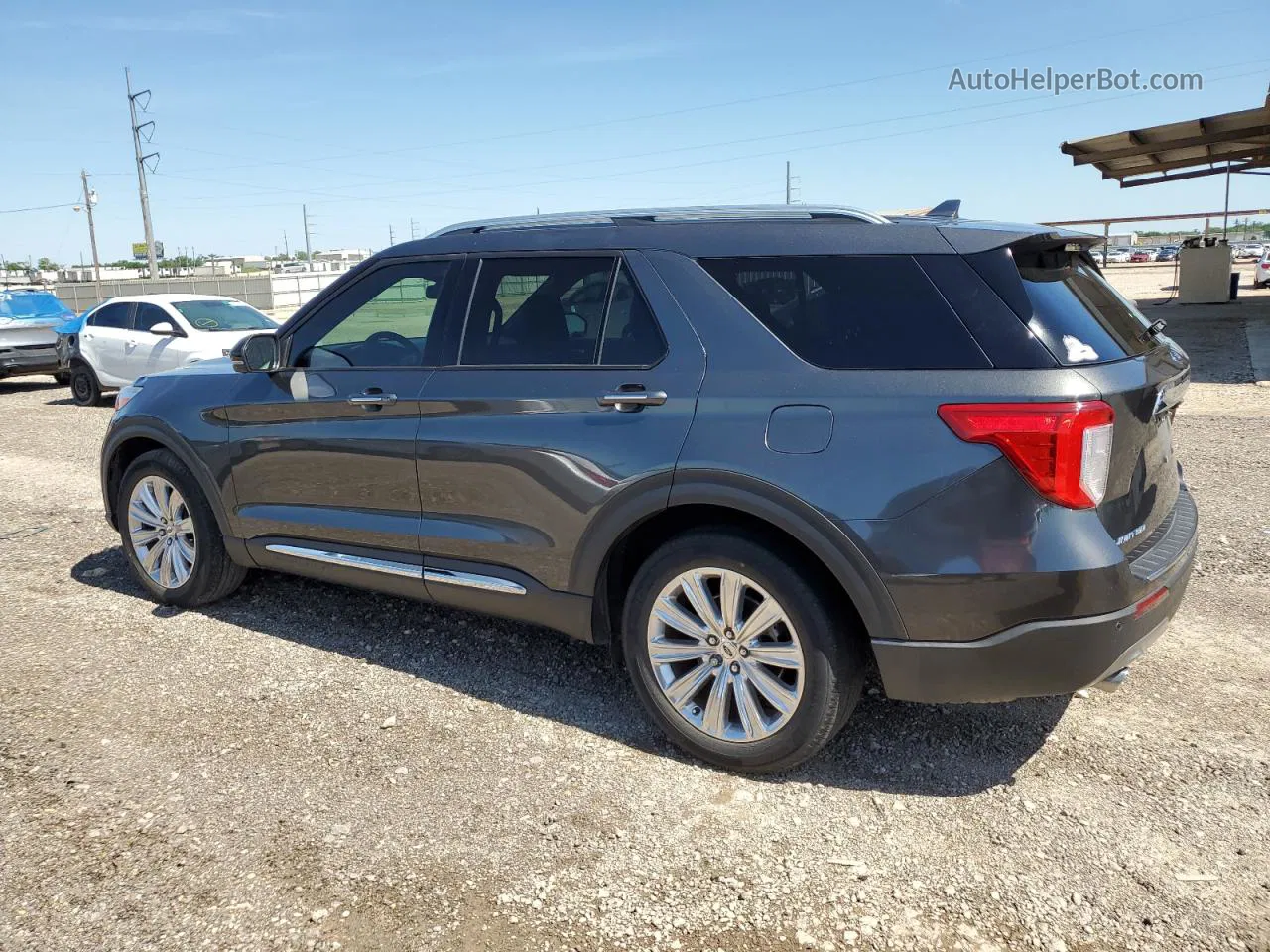 2020 Ford Explorer Limited Gray vin: 1FMSK7FHXLGA30896