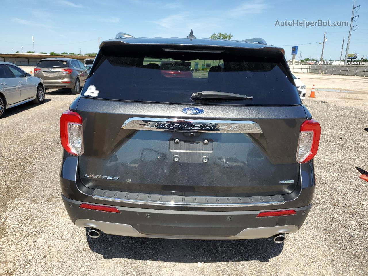 2020 Ford Explorer Limited Gray vin: 1FMSK7FHXLGA30896