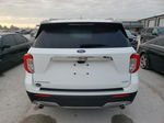 2020 Ford Explorer Limited White vin: 1FMSK7FHXLGA44409