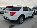 2020 Ford Explorer Limited White vin: 1FMSK7FHXLGA44409