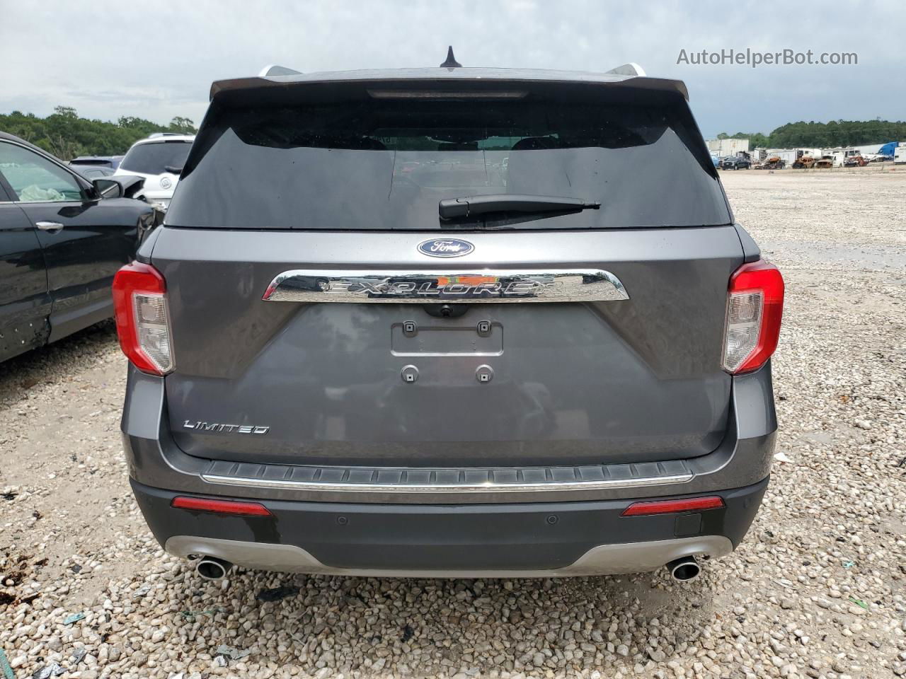 2021 Ford Explorer Limited Gray vin: 1FMSK7FHXMGA15543